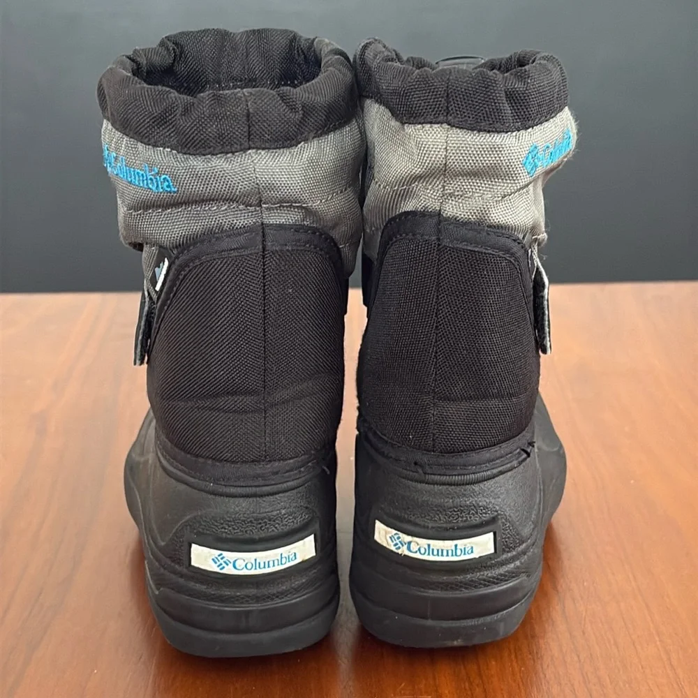 Columbia Kids' Powderbug Plus II Boot - Black, Gray, size 7